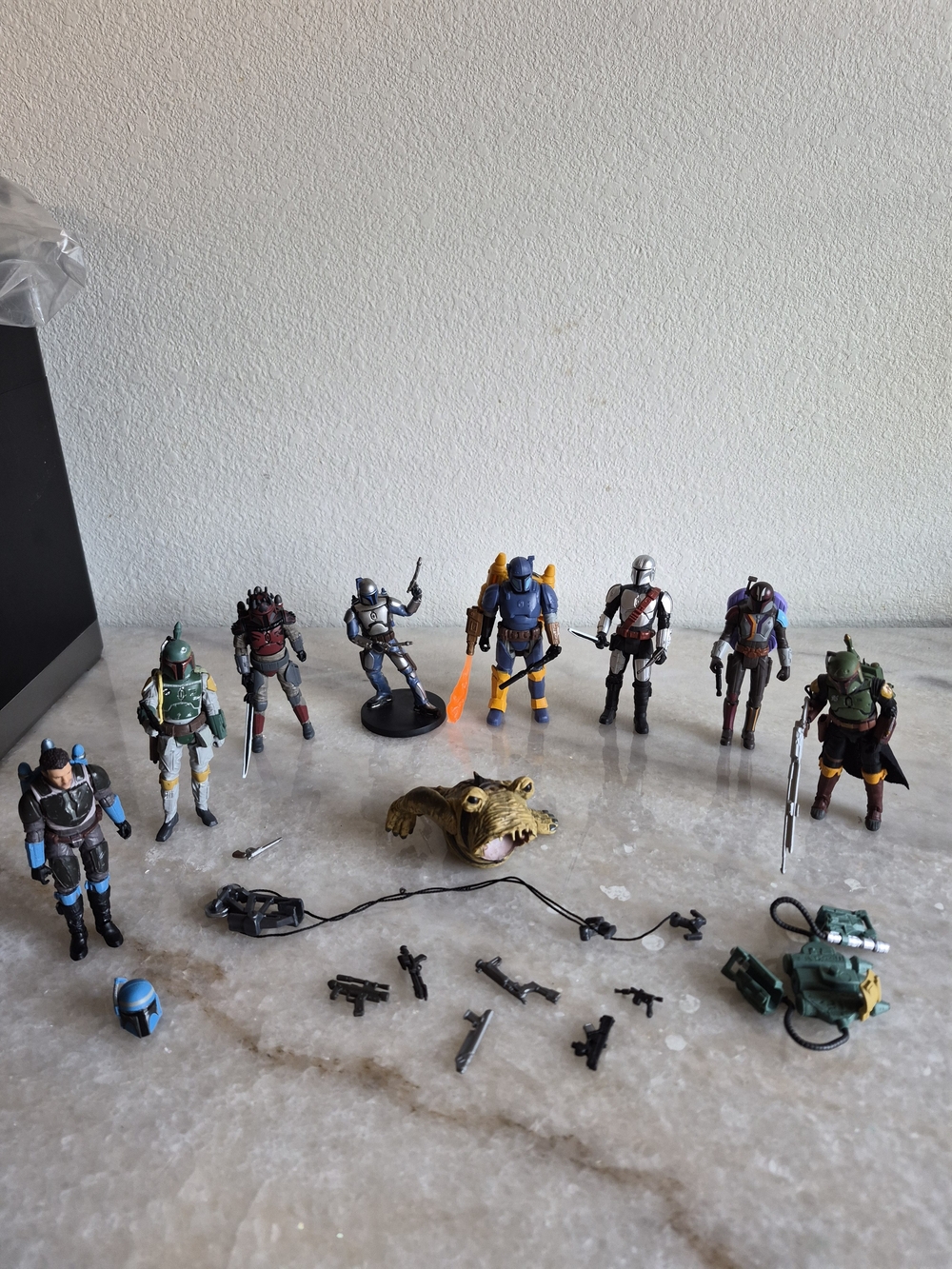 Kenner Star Wars Mandalorian & Boba Fett 3.75in Collection Lot loose pre-owned